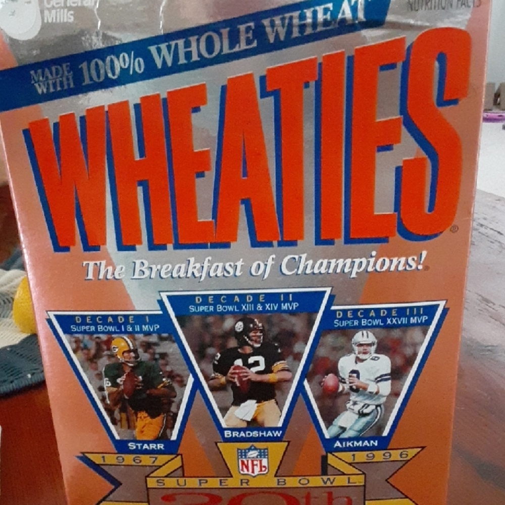 Never Opened! Wheaties- NFL